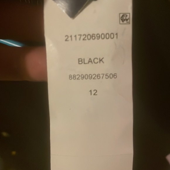 Ladies size 12 Ralph Lauren polo one piece button up dress black - Picture 4 of 4